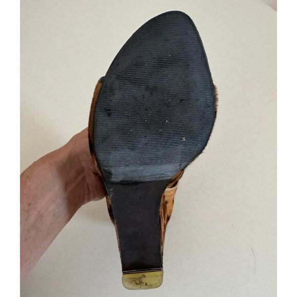 Alexander Wang SS10 Runway Alla Leopard Pony Mule 38 EU - Picture 12 of 15